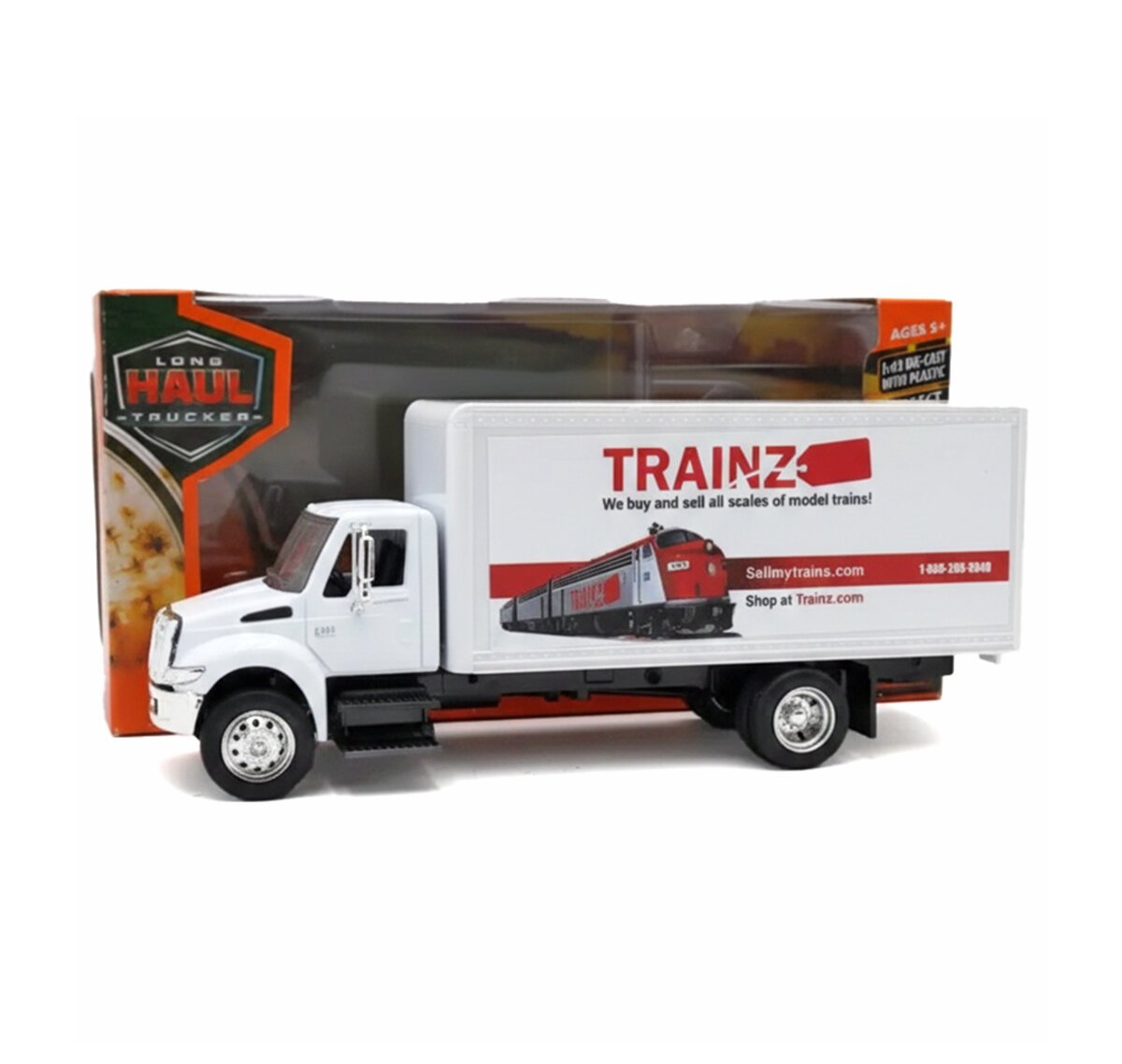 New-Ray SS-15903 1:43 Scale International 4200 Long Haul TRAINZ.com Box Truck