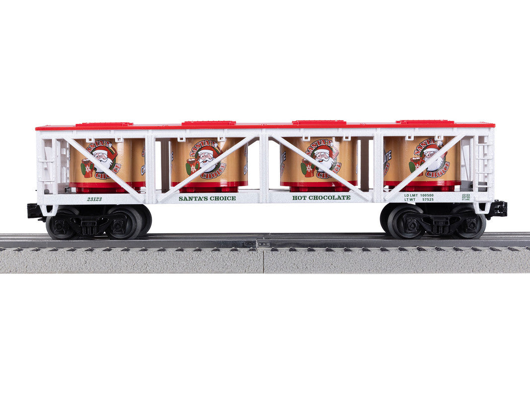 Lionel 2523120 O Gauge Peppermint Railroad 0-8-0 Christmas Freight LionChief Set NIB