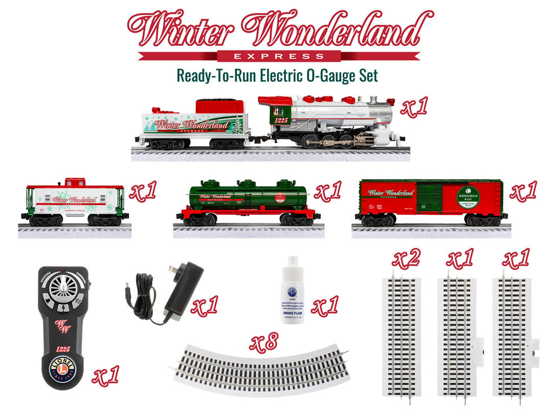 Lionel 2523170 Winter Wonderland O Gauge LionChief Set with Bluetooth 5.0