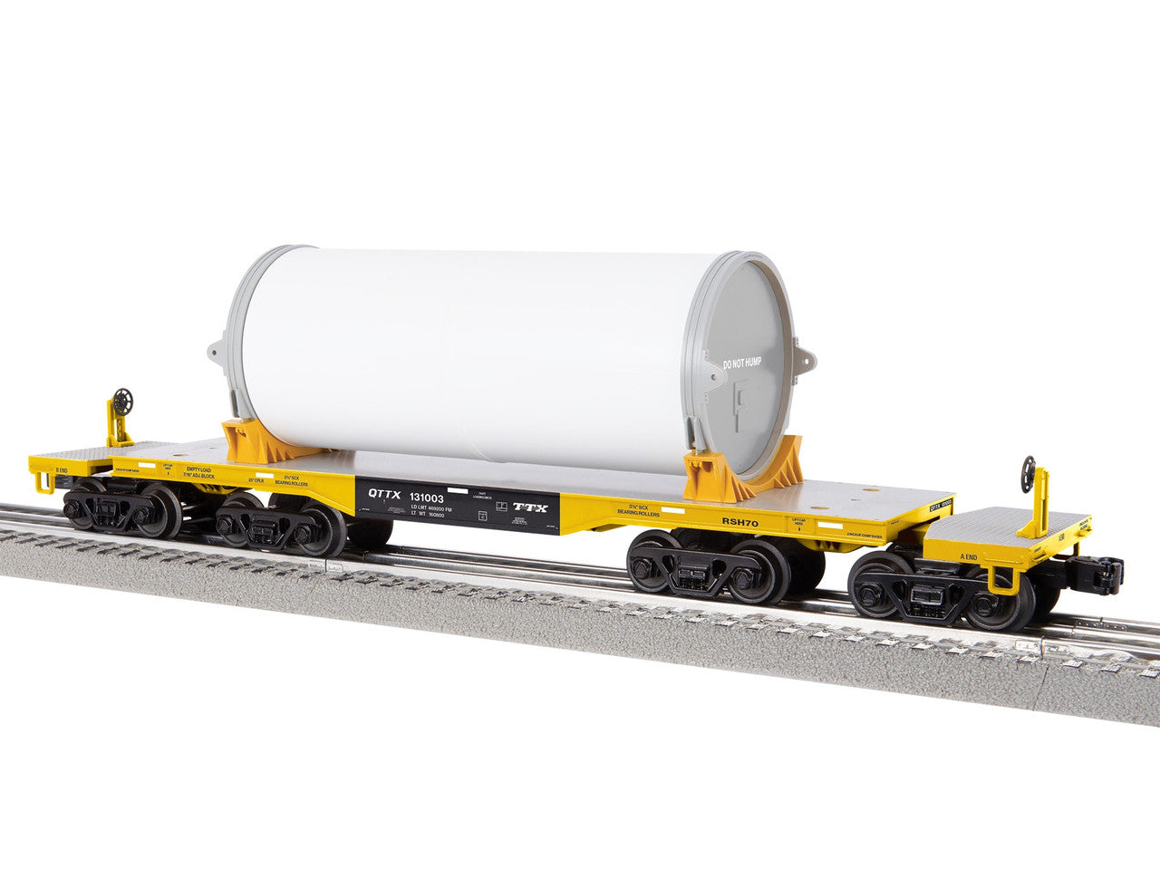 Lionel 2526210 O TTX Heavy Duty Flatcar #131003