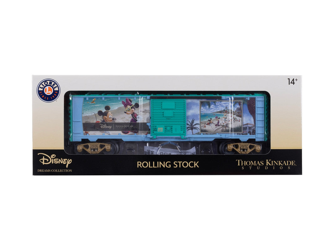 Lionel 2528430 O Thomas Kinkade Disney Mickey and Minnie In Florida Boxcar