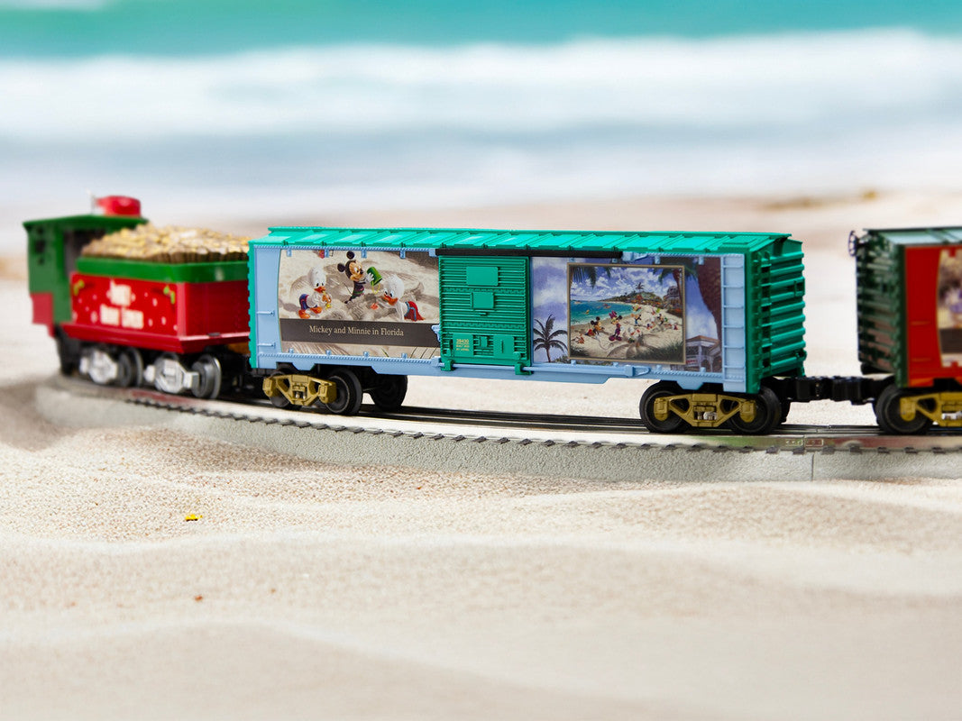 Lionel 2528430 O Thomas Kinkade Disney Mickey and Minnie In Florida Boxcar