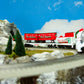 Lionel 2528680 O Winter Wonderland Flatcar with Piggyback Trailers