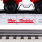Lionel 2528680 O Winter Wonderland Flatcar with Piggyback Trailers
