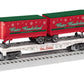 Lionel 2528680 O Winter Wonderland Flatcar with Piggyback Trailers