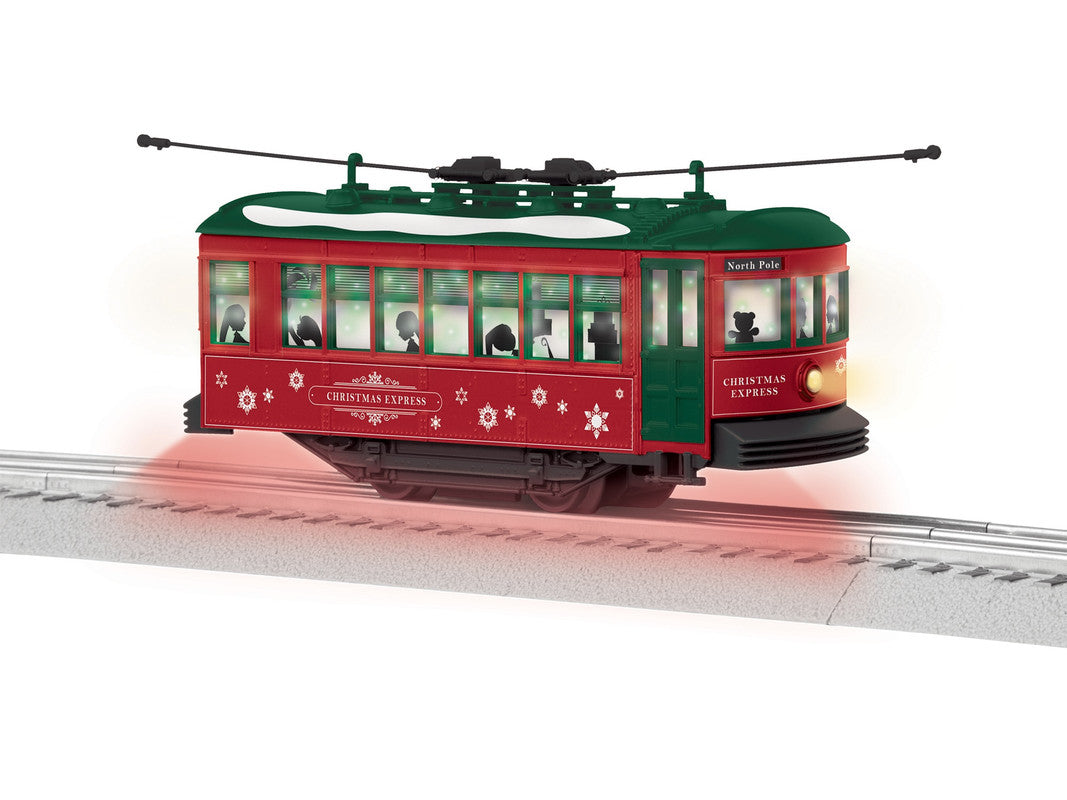 Lionel 2535060 O Christmas Lighted Trolley