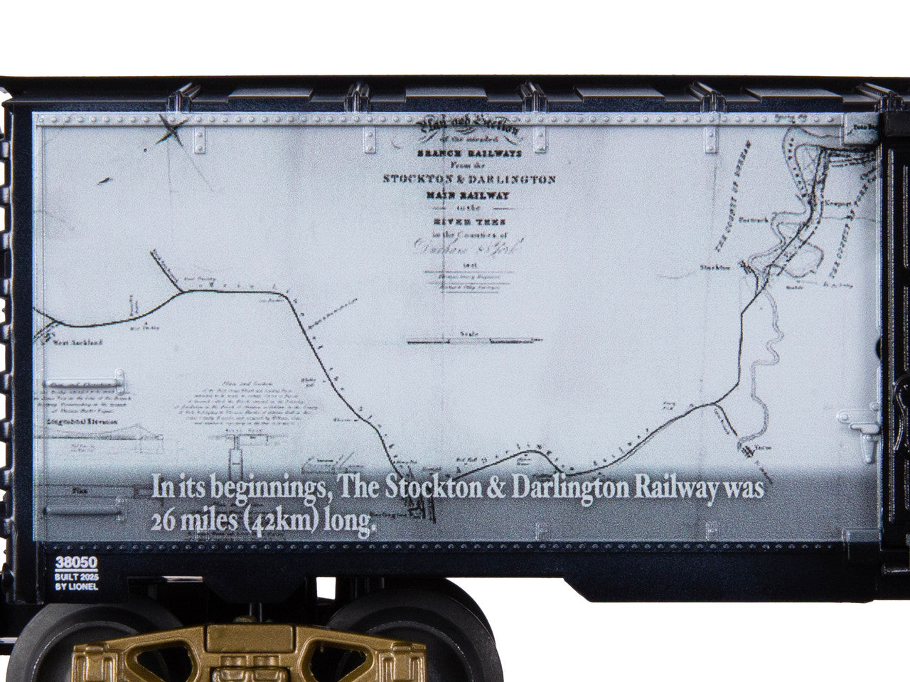 Lionel 2538050 O Stockton & Darlington 200th Anniversary Boxcar