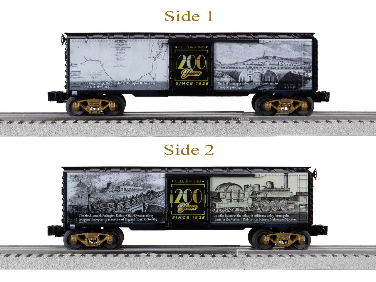 Lionel 2538050 O Stockton & Darlington 200th Anniversary Boxcar