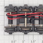 Lionel 790-07-02-C 6-Wheel Plastic Wired Tender Truck