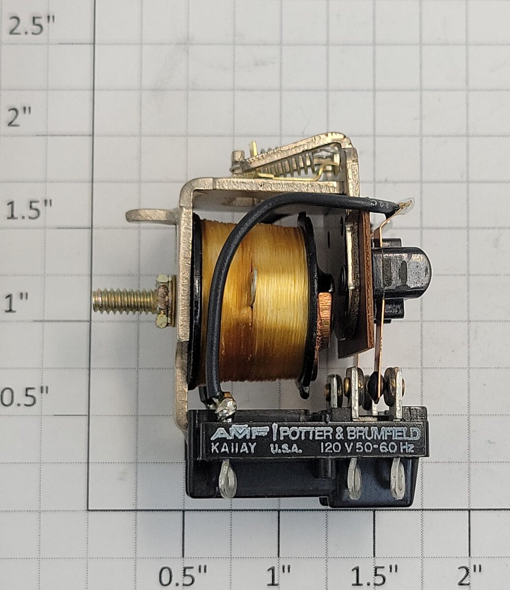 Potter & Brumfield KA11AY 120VAC 5-Amp Open Case Relay