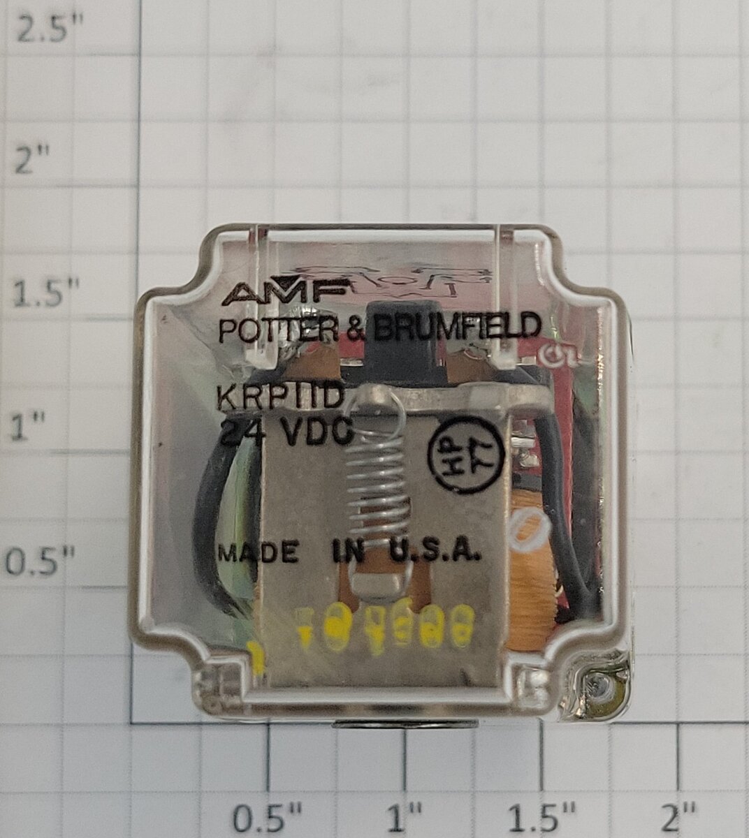 Potter & Brumfield KRP11D 24-VDC 5-Amp Relay
