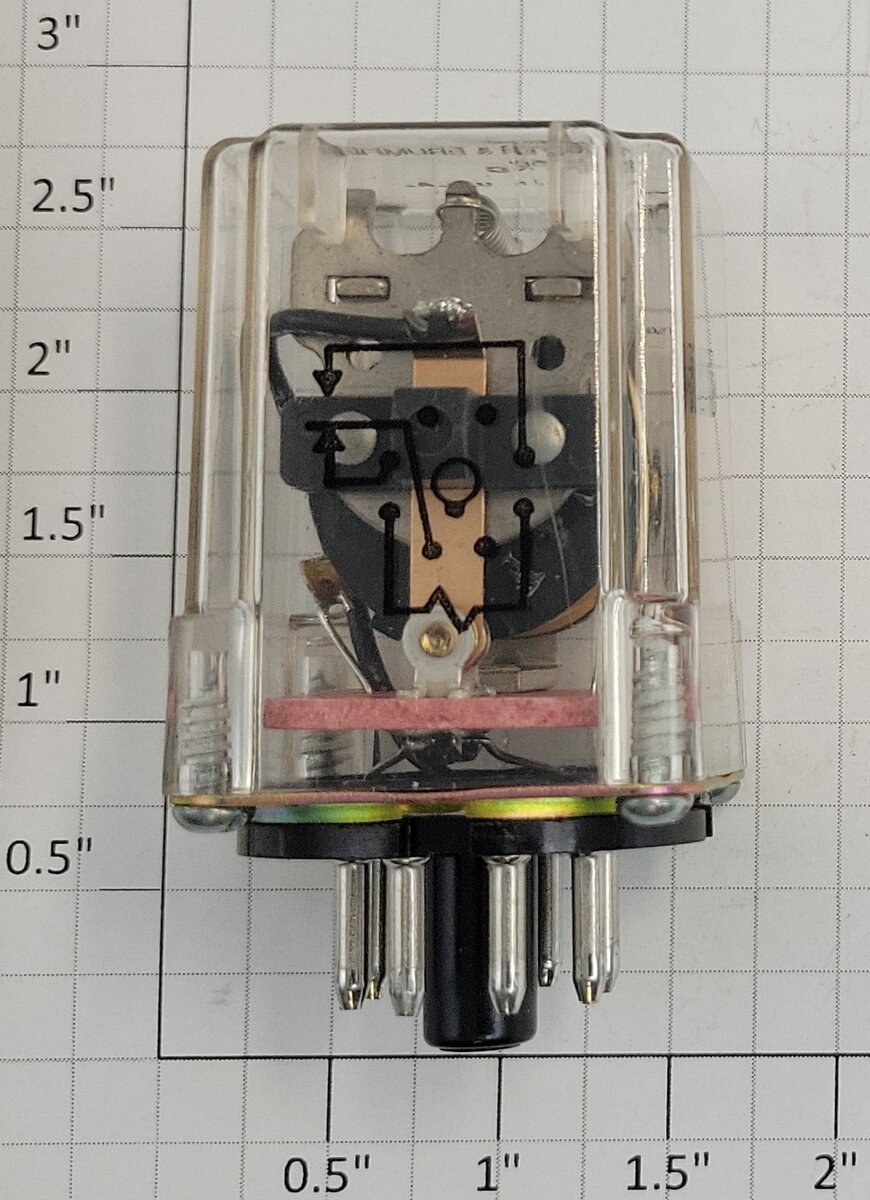 Potter & Brumfield KRP5D #271 24-VDC 5-Amp Relay