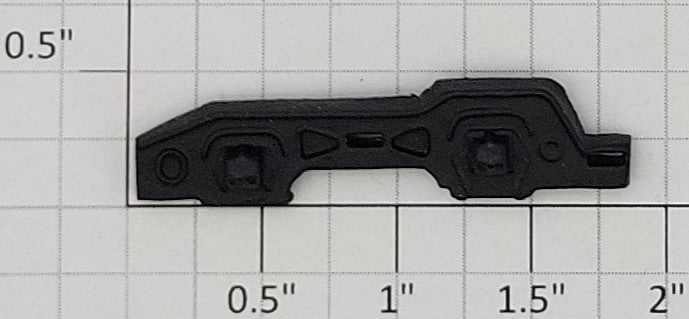 American Flyer PA9352-L Black Left Hand Trailing Truck Side Frame