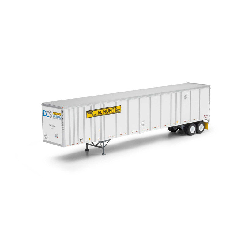 Athearn 72824 HO JBHZ 53' Wabash Plate Trailer #36849