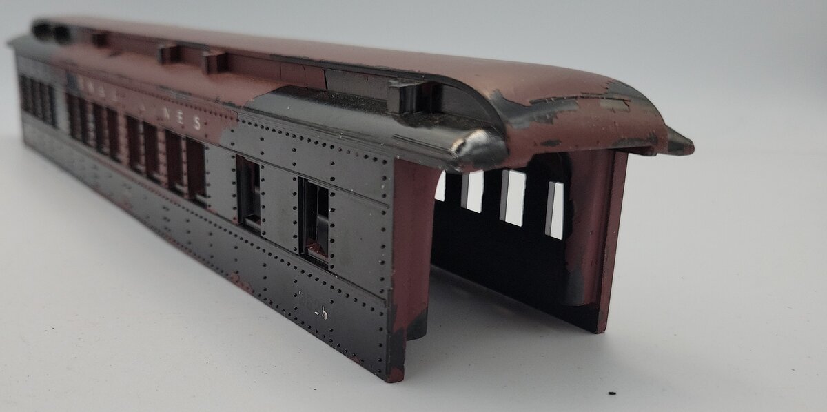Lionel 7900-2 #2625 Lionel Lines Irvington Brown Passenger Car Shell