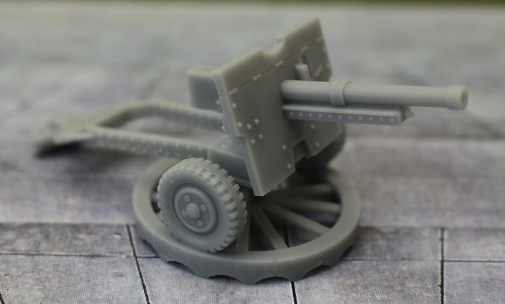 Phoenix Precision Models 33101 O Unpainted WW2 Monument #1 - 25# Field Gun Kit