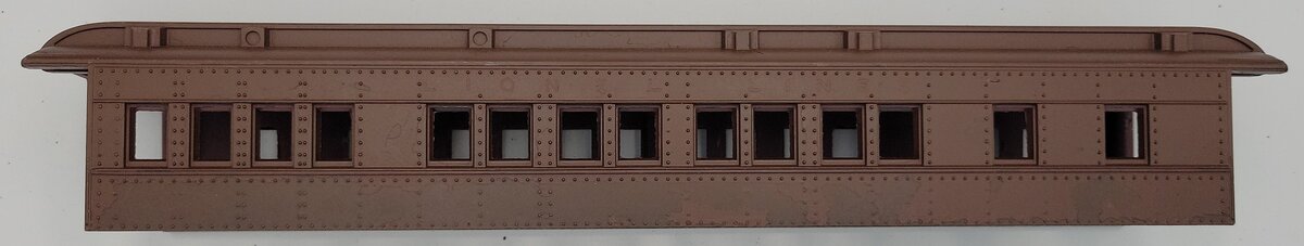 Lionel 2621-1 Brown Mazzone Passenger Car Body Shell
