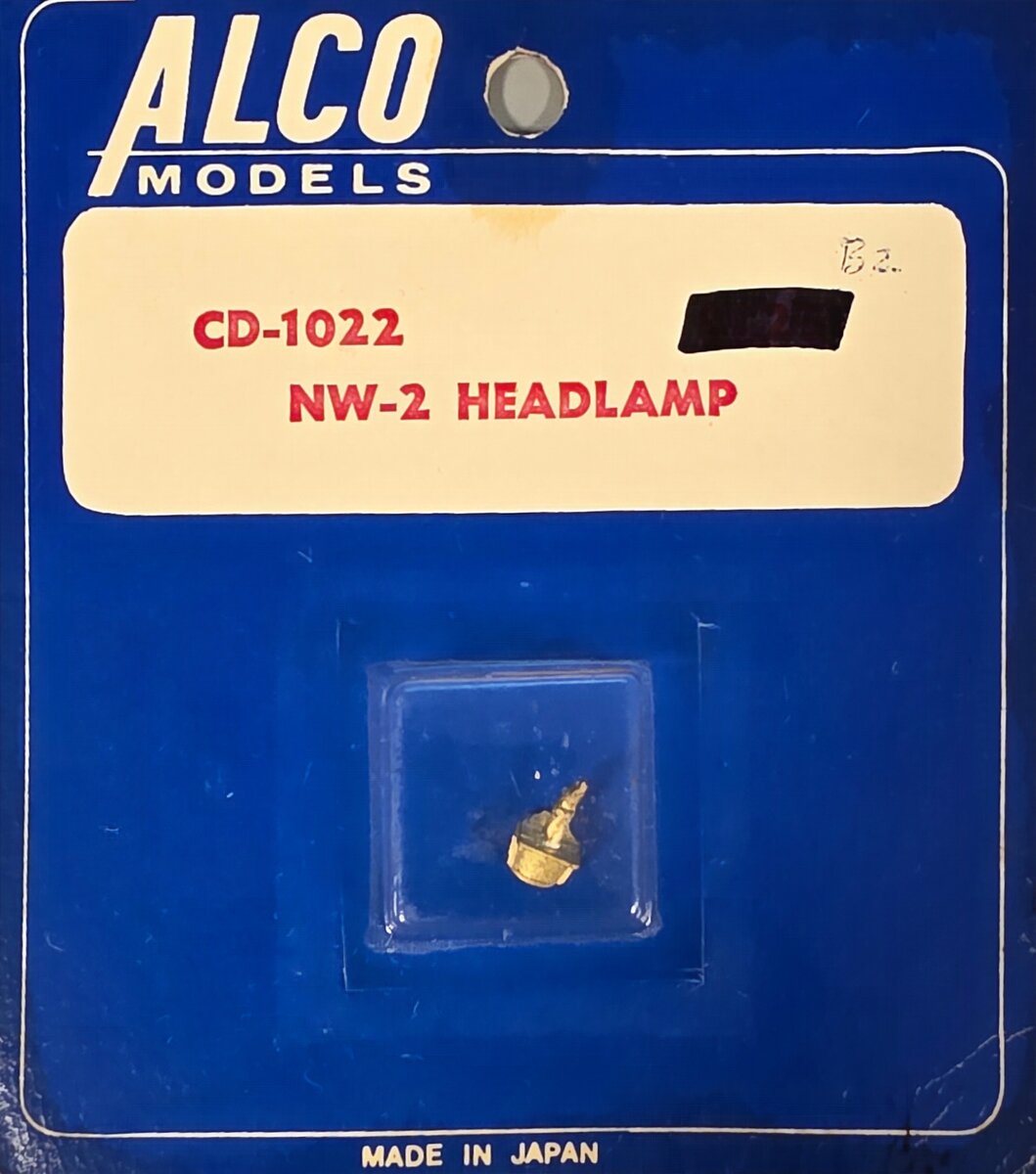 Alco Models CD-1022 HO NW-2 Headlamp