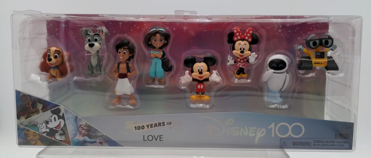 Disney 1008 100 Years of Love Disney Characters Vinyl Figures (Set of 8)