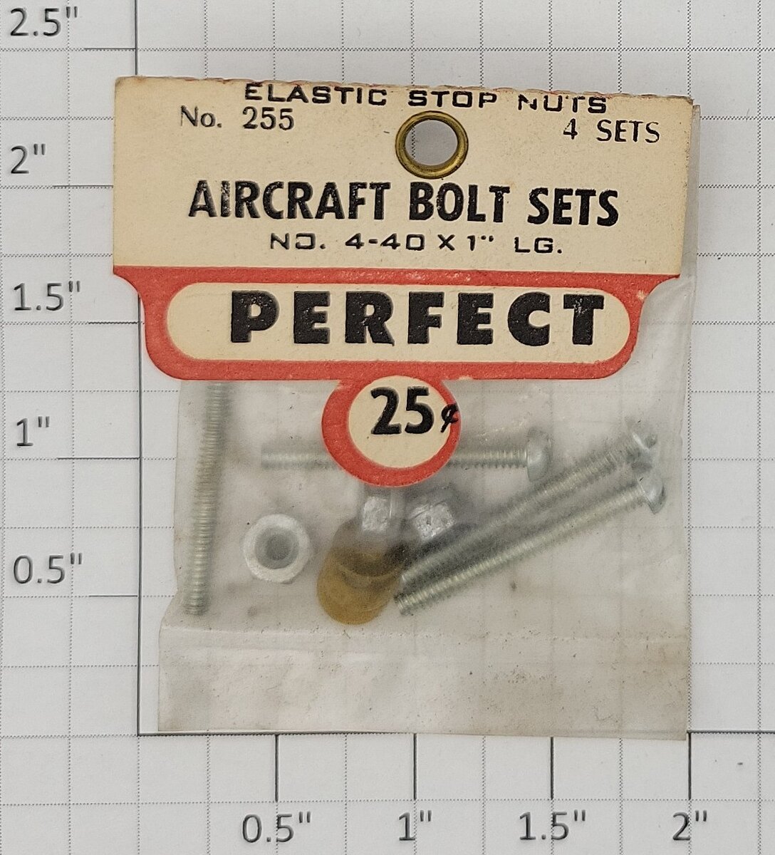 Perfect 255 #4-40 x 1" Aircraft Bolt Set