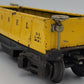 Lionel 3652-2 Yellow Dump Car for Parts or Restoration