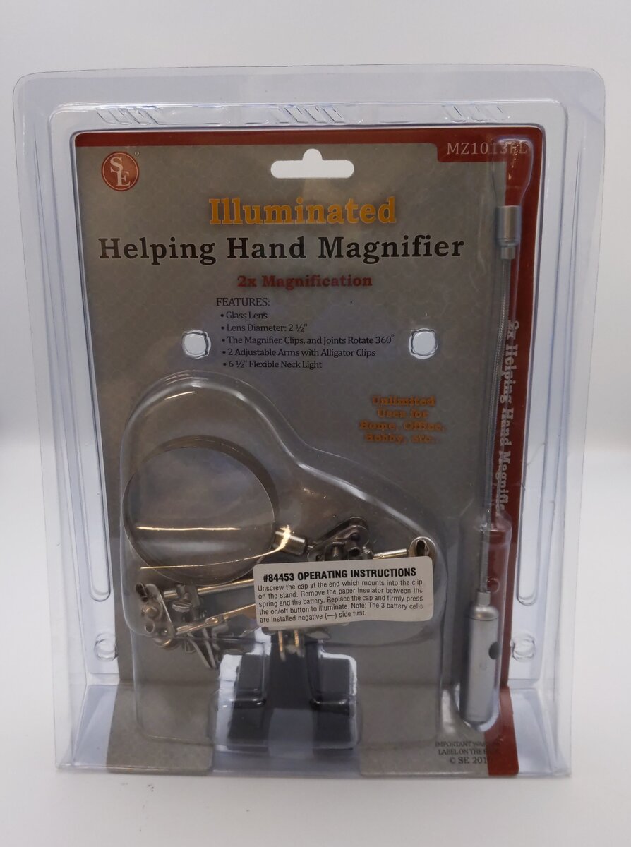 SE 84453 Illuminated Helping Hand Magnifier