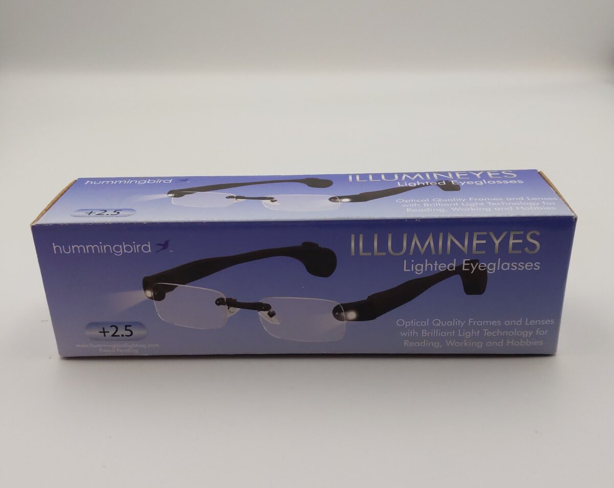 Hummingbird 12025 Illumineyes Lighted Eyeglasses +2.5