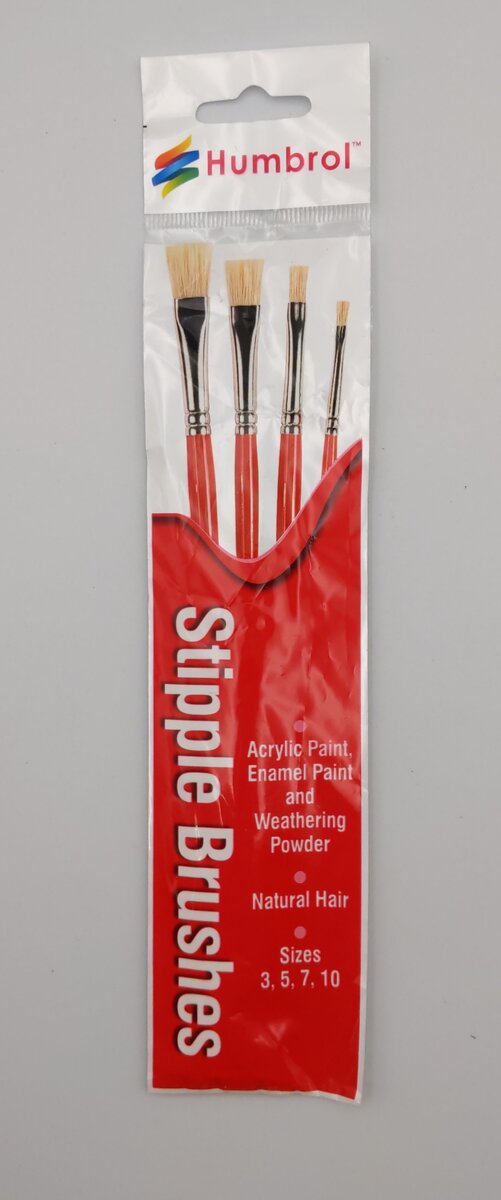 Humbrol Heller 343031 AG4303 Stipple Brushes