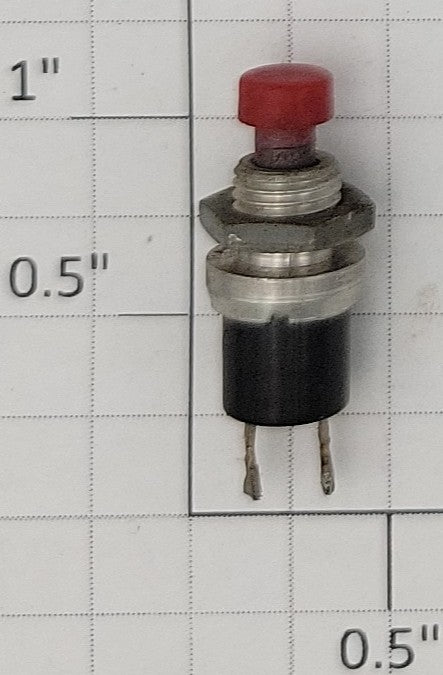 Radio Shack 275-1547-1 Red Momentary SPST Push Button Switch