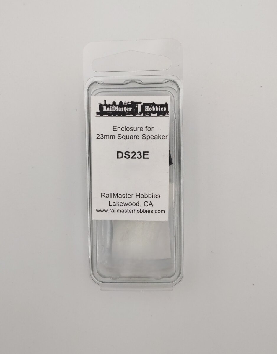 Railmaster Hobbies DS23E Enclosure for 23mm Square Speak