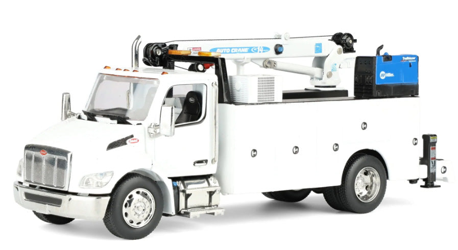 DieCast Masters 71223 1:50 Peterbilt 536 Auto-Crane Titan HC14-Crane Work Truck