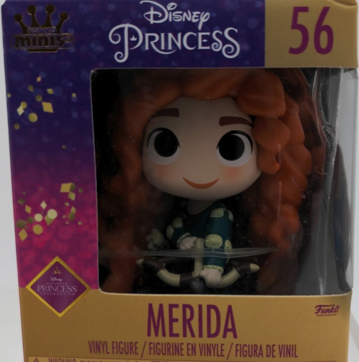 Funko 56 Merida Minis Disney Princess Colorful Vinyl Figure