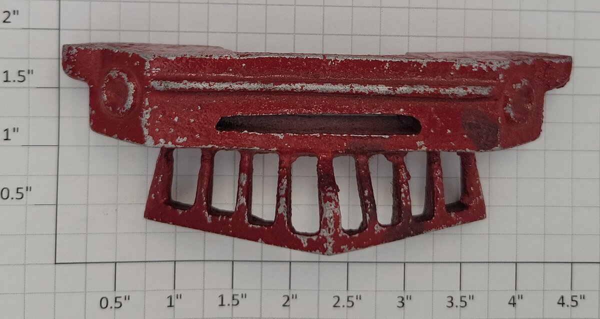 Lionel 402-28 Red Aluminum Diecast Pilot and Cowcatcher - Fits 402, 408