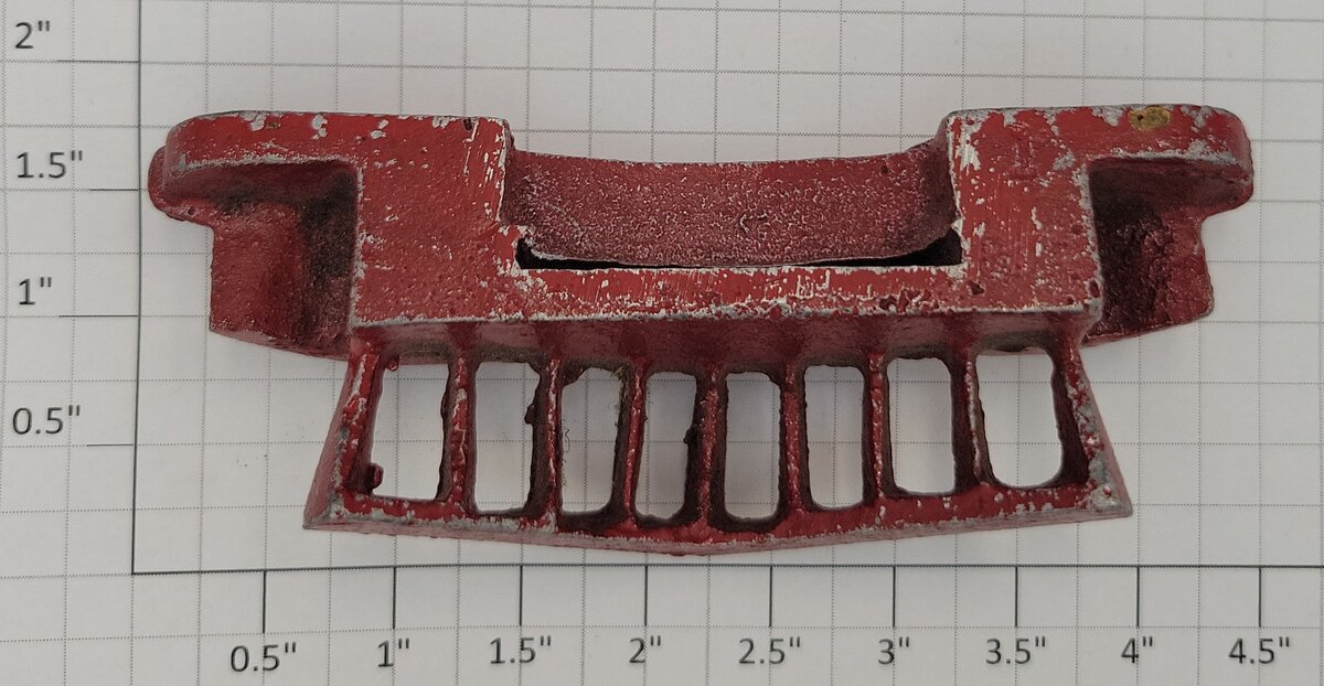 Lionel 402-28 Red Aluminum Diecast Pilot and Cowcatcher - Fits 402, 408