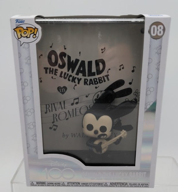 Funko 08 POP Figure Art Cover Disney 100th Oswald the Luckey Rabbit