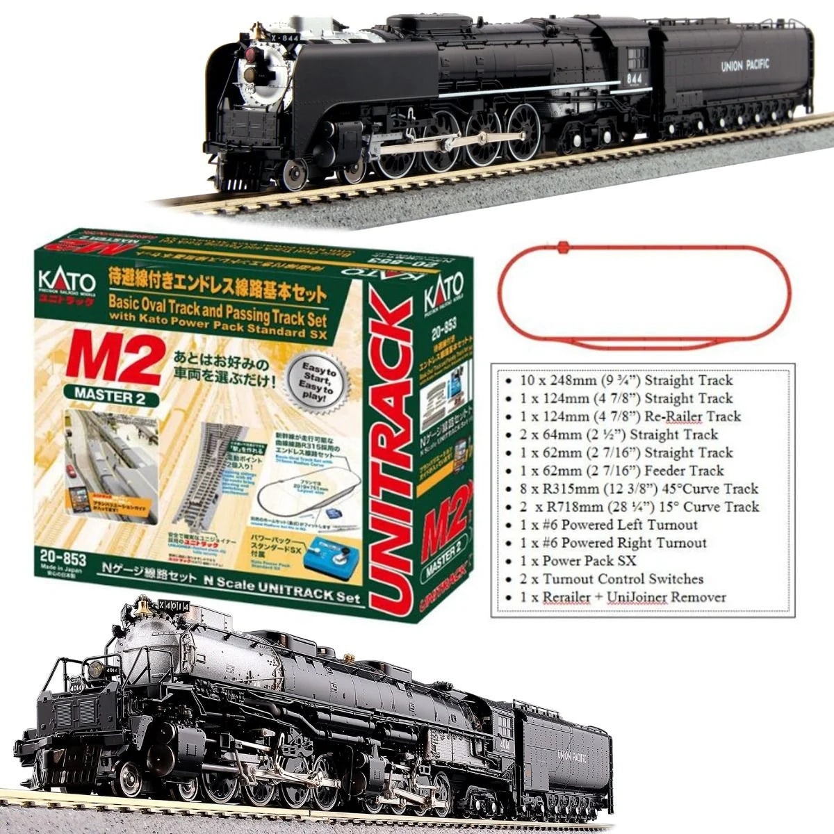 Kato 107-0100 Golden Spike N Gauge Starter Set