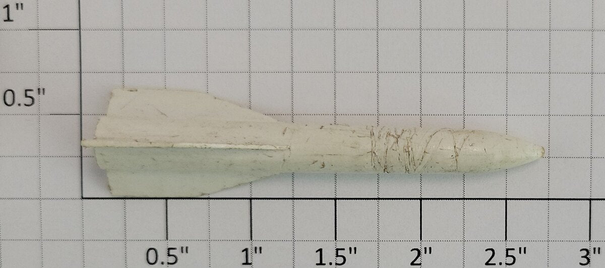 Lionel 44-40 O Gauge White Missile with Weight