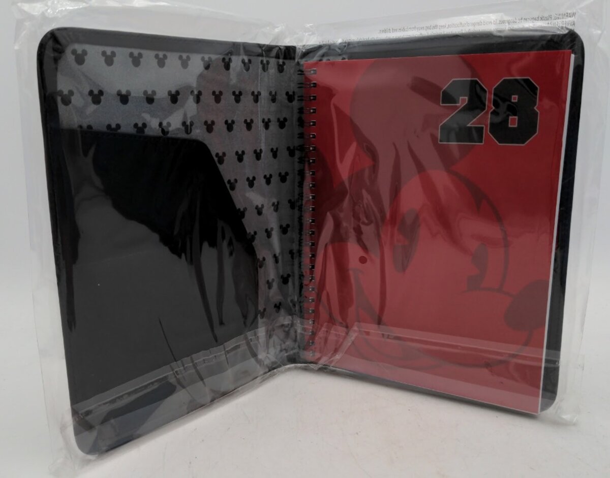 Disney 1928 "The Original Mickey Mouse" 28 Black Faux Leather Journal