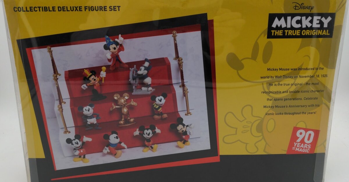 Disney 46081 Mickey's 90th Anniversary Deluxe Figure Special Edition (Set of 10)