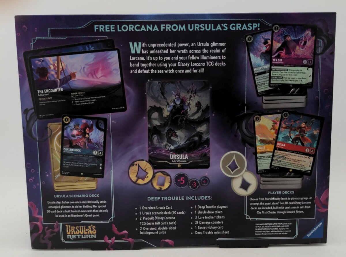 Disney 3565 Lorcana Trading Card Game Ursula's Return Illumineer's Quest