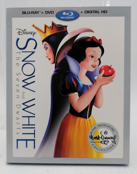Disney 47925 Snow White And The Seven Dwarfs Blue Ray and DVD Digital HD