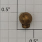 Acme 1020-3 Brass Post Finial 10 mm OD x 3 mm ID