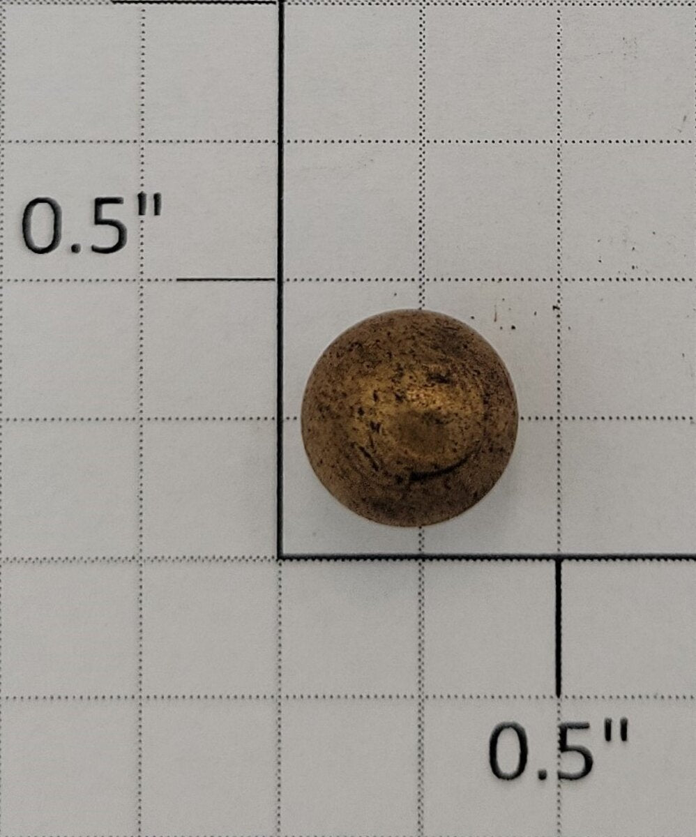 Acme 1020-3 Brass Post Finial 10 mm OD x 3 mm ID