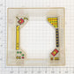 Lionel 192-10 Control Tower Window Liner Insert with Panel Decal