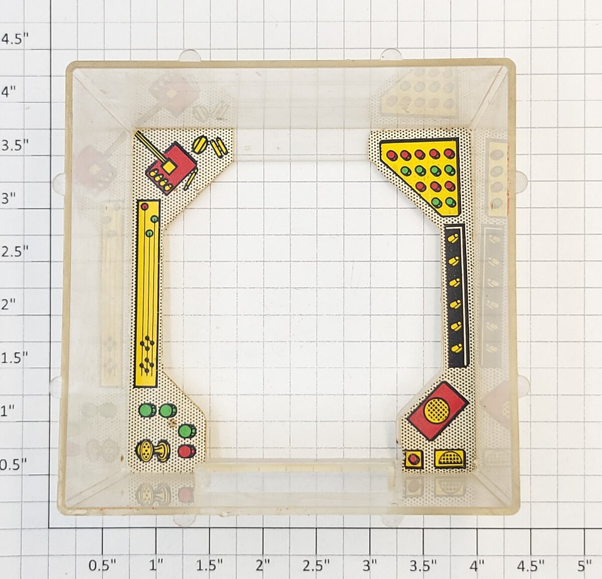 Lionel 192-10 Control Tower Window Liner Insert with Panel Decal