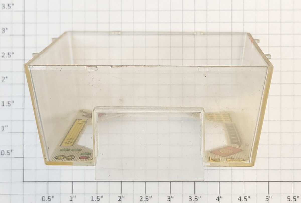 Lionel 192-10 Control Tower Window Liner Insert with Panel Decal