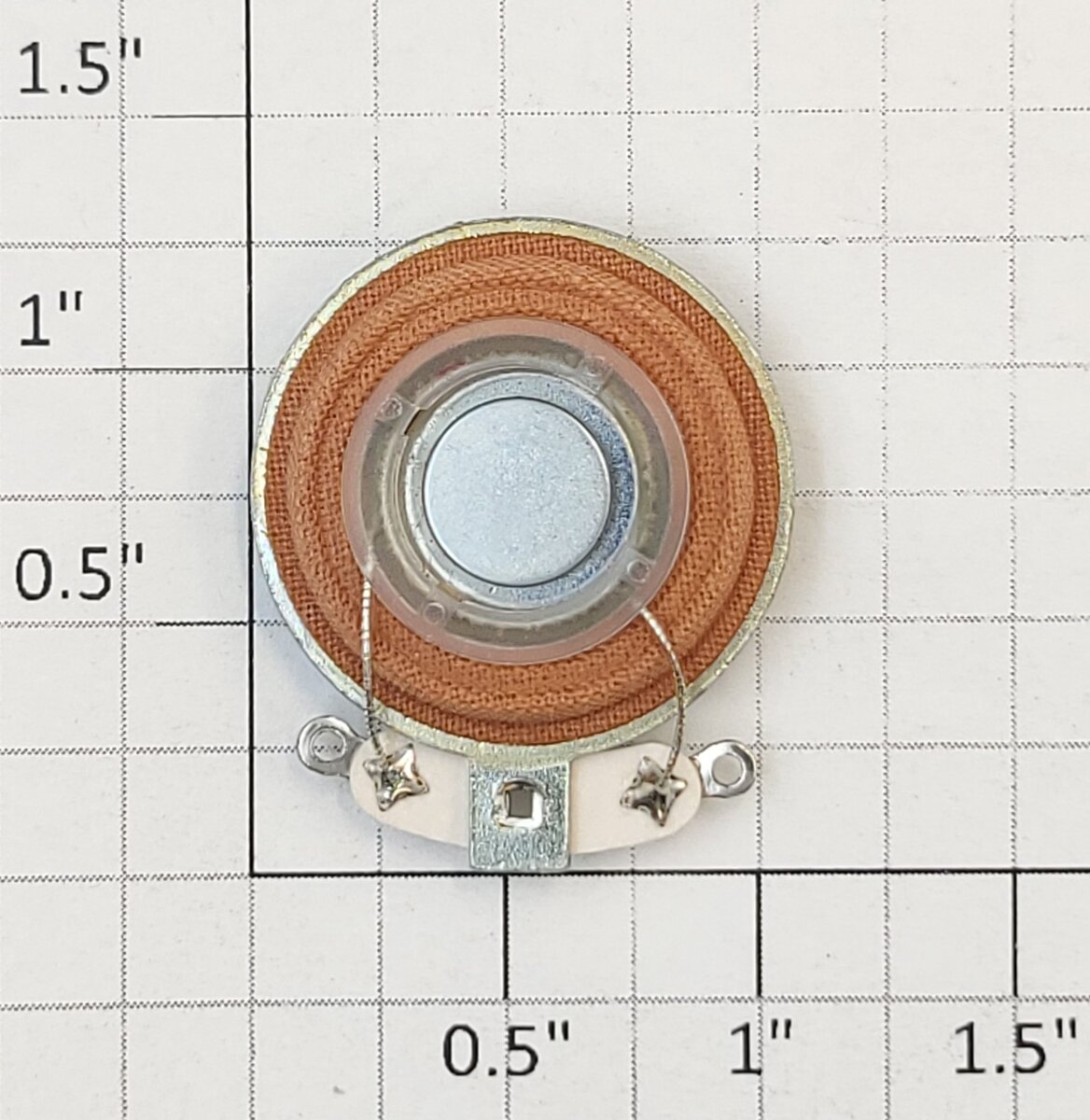 Digi-key 433-1175-ND "Exciter" 1Watt, 4 Ohm, 27mm x 12.3mm Speaker