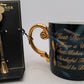 Disney Designer Collection Little Mermaid Ariel Mug Cup Gold Handle W/Spoon D23