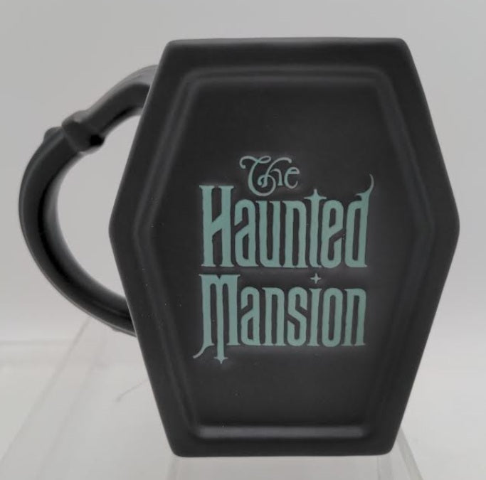 Disney 64986 Theme Park Merchandise The Haunted Mansion Bride Black Coffin Mug