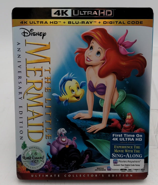 Disney 86072 DVD The Little Mermaid Signature Collection BluRay/DVD/Digital Code